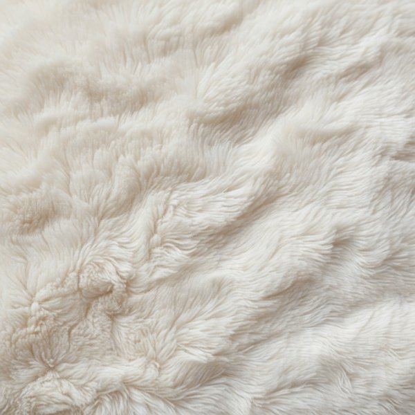 Square macro of brushed cotton fleece with a soft raised surface